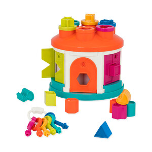 Развивающие игрушки: Развивающая игрушка-сортер «Умный домик», Battat
