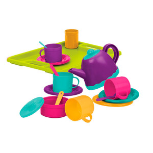 Игрушечная посуда и еда: Игровой набор «Чайная вечеринка», Battat