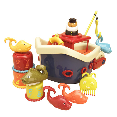 Іграшки для ванни: Ігровий набір для гри у ванній «Ловись, рибка», Battat