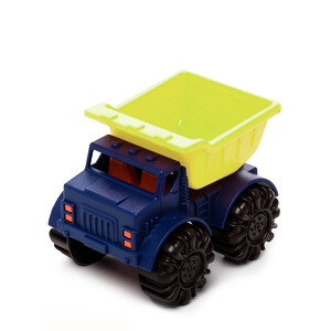 Розвивальні іграшки: Іграшка для гри з піском «Міні-Самосвал» (колір лаймовий-океан), Battat