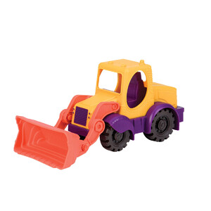 Будівельна техніка: Іграшка для гри з піском «Міні-Екскаватор» (колір манго-сливово-томатний), Battat