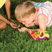 Игрушка для игры с песком «Мини-Экскаватор» (цвет манго-сливово-томатный), Battat дополнительное фото 3.