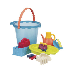 Развивающие игрушки: Набор для игры с песком и водой «Мега-Ведерце Море», Battat