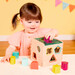 Развивающая деревянная игрушка-сортер «Волшебный куб», Battat дополнительное фото 4.