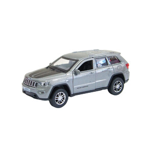 Ігри та іграшки: Автомодель інерційна Jeep Grand Cherokee сірий (1:32), Технопарк