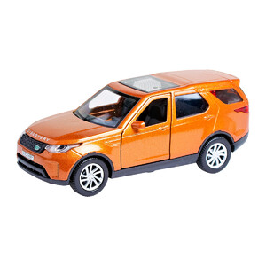Ігри та іграшки: Автомодель інерційна Land Rover Discovery золотий (1:32), Технопарк