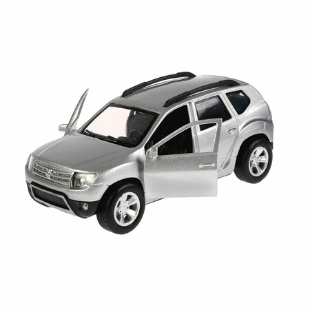 Автомобили: Автомодель инерционная Renault Duster серебристый, Технопарк