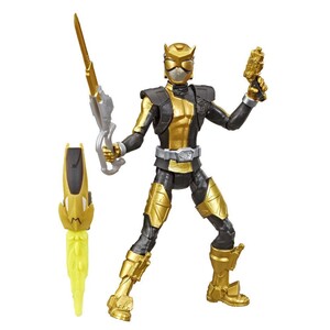 Персонажи: Фигурка Могучие Рейнджеры 15 см Золотой Рейнджер с боевым ключом POWER RANGERS E6030
