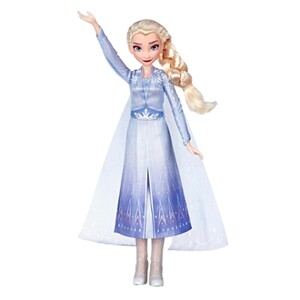 Игры и игрушки: Disney Frozen Singing Elsa Fashion Doll with Music Wearing Blue Dress Inspired by Disney Frozen 2