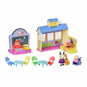 Игры и игрушки: Игровой набор «Школа Пеппы (3 фигурки, звук)», Peppa Pig