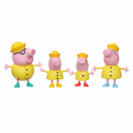 Персонажи: Набор фигурок«Дружная семья Пеппы: дождливый день», Peppa Pig