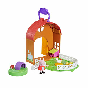 Игровые наборы: Игровой набор «Пеппа на ферме (ферма, фигурка, аксессуары)», Peppa Pig