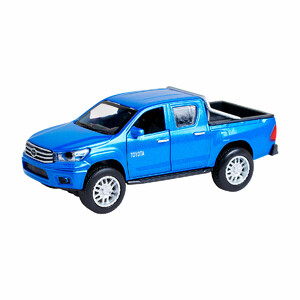 Ігри та іграшки: Автомодель інерційна Toyota Hilux синій (1:32), Технопарк