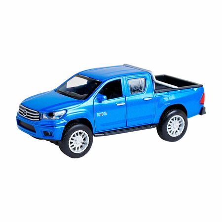 Автомобили: Автомодель инерционная Toyota Hilux синий (1:32), Технопарк