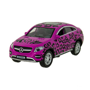 Автомодель инерционная Glamcar Mercedes-Benz GLE Coupe розовый (1:32), Технопарк
