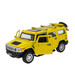 Автомодель інерційна Hummer H2 жовтий (1:32), Технопарк дополнительное фото 6.