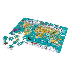 Пазлы и головоломки: Пазл-гра Hape Карта світу 105 ел. E1626