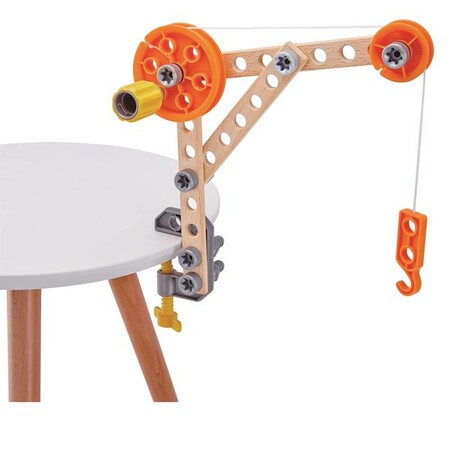 Механічні конструктори: Конструктор Hape Junior Inventor 3 експерименти 37 деталі (E3030)