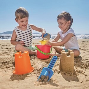 Набори для піску і води: Набір для пісочниці Hape 5 в 1 E4053