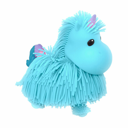 Інтерактивні тварини: Інтерактивна іграшка «Чарівний єдиноріг (блакитний)», Jiggly Pup