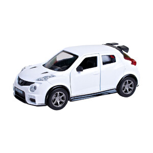 Игры и игрушки: Автомодель инерционная Nissan Juke-R 2.0 белый (1:32), Технопарк