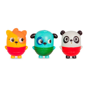 Іграшки для ванни: Набір баттатобризкунчиків, що змінюють колір «Друзяки Буль», Battat