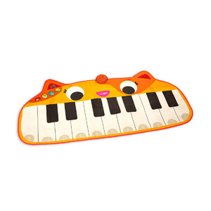 Розвивальні іграшки: Музичний килимок-піаніно «Мяуфон», Battat