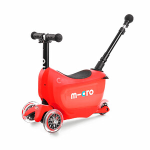 Детский транспорт: Самокат Mini2go Deluxe Plus – Красный, Micro