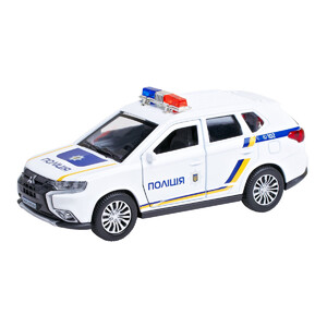 Ігри та іграшки: Автомодель інерційна Mitsubishi Outlander Поліція (1:32), Технопарк