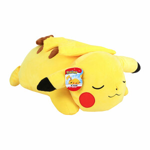 Подушки и подголовники: Мягкая игрушка «Спящий Пикачу, 46 см», Pokemon