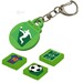 Брелок Футбол з пікселями, зелений, Pixie Crew дополнительное фото 2.