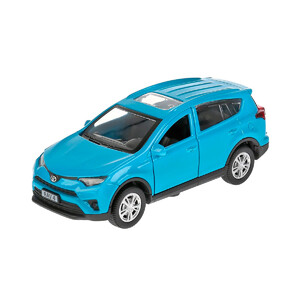Ігри та іграшки: Автомодель інерційна Toyota RAV4 синій (1:32), Технопарк