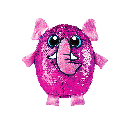Животные: Мягкая игрушка с пайетками Shimmeez — Слон Пинки