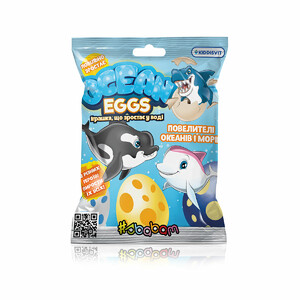 Растущая игрушка в яйце «Ocean Eggs» - Повелители океанов и морей в ассортименте, #sbabam
