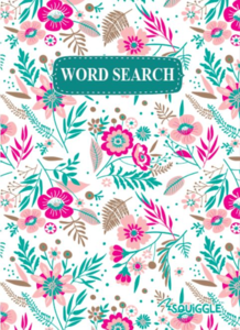 Книги для дітей: Wordsearch Puzzle Book (Floral cover)