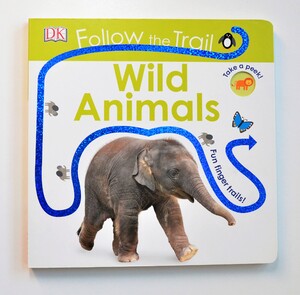 Книги для дітей: Follow the Trail Wild Animals