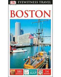 Книги для дорослих: DK Eyewitness Travel Guide Boston