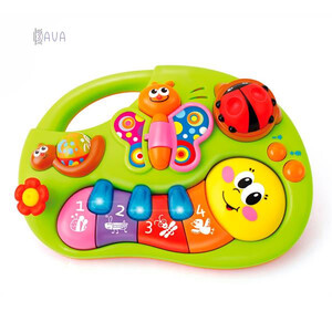 Дитячі піаніно та синтезатори: Музична іграшка «Веселе піаніно», Hola Toys