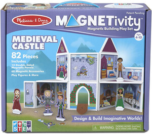 Ігрові набори: Ігровий магнітний набір «Середньовічний замок», Melissa & Doug