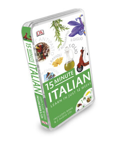 Книги для дітей: 15-Minute Italian + CD