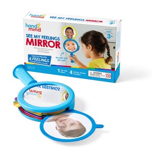 Развивающие игрушки: Детское зеркало "Повтори эмоции" Hand2mind