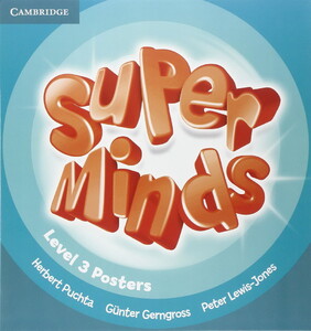 Учебные книги: Super Minds 3. Posters 10 pcs