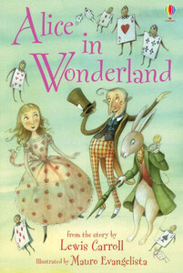 Обучение чтению, азбуке: Alice in Wonderland + CD [Usborne]