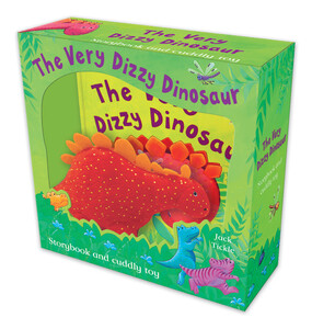 Книги про динозавров: The Very Dizzy Dinosaur - Твёрдая обложка