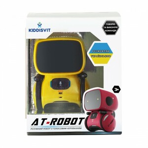 Фігурки: Інтерактивний робот із голосовим керуванням – AT-Rоbot (жовтий, укр. мова)