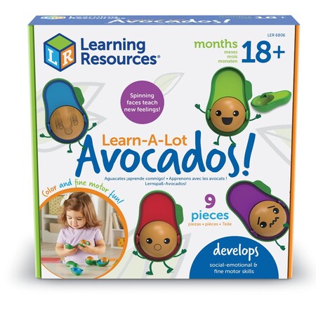 Сенсорное развитие: Развивающая игра «Эмоции с авокадо» Learning Resources