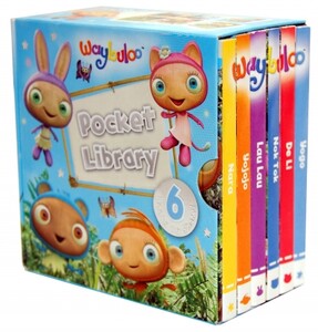 Книги для детей: WAYBULOO POCKET LIBRARY 6 BOARD BOOKS COLLECTION