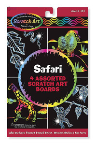 Товары для рисования: Набор гравюр «Сафари», Melissa & Doug