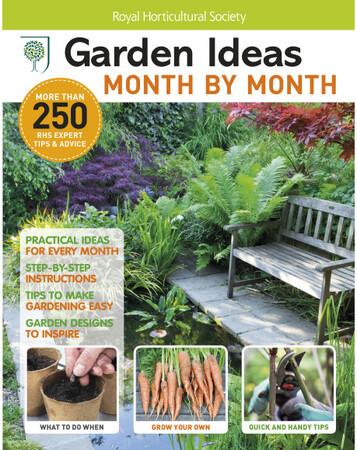 Для середнього шкільного віку: RHS Garden Ideas Month by Month Bookazine