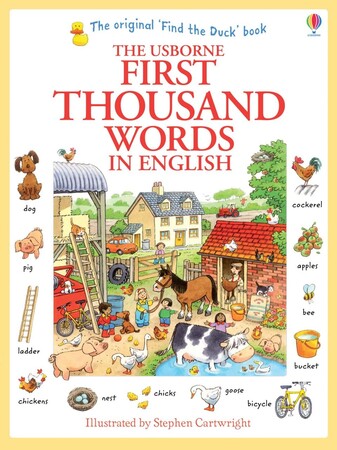 Навчання читанню, абетці: First thousand words in English [Usborne]